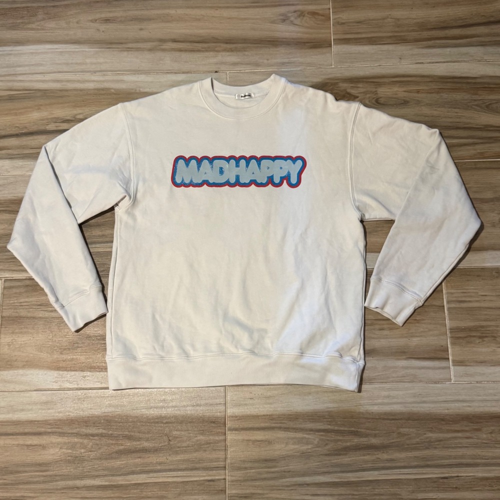 Madhappy "Bubblegum" Cropped Crewneck Sweatshirt - Size Medium